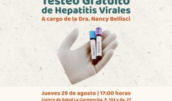 SE REALIZAR UNA JORNADA INFORMATIVA Y DE TESTEOS DE HEPATITIS